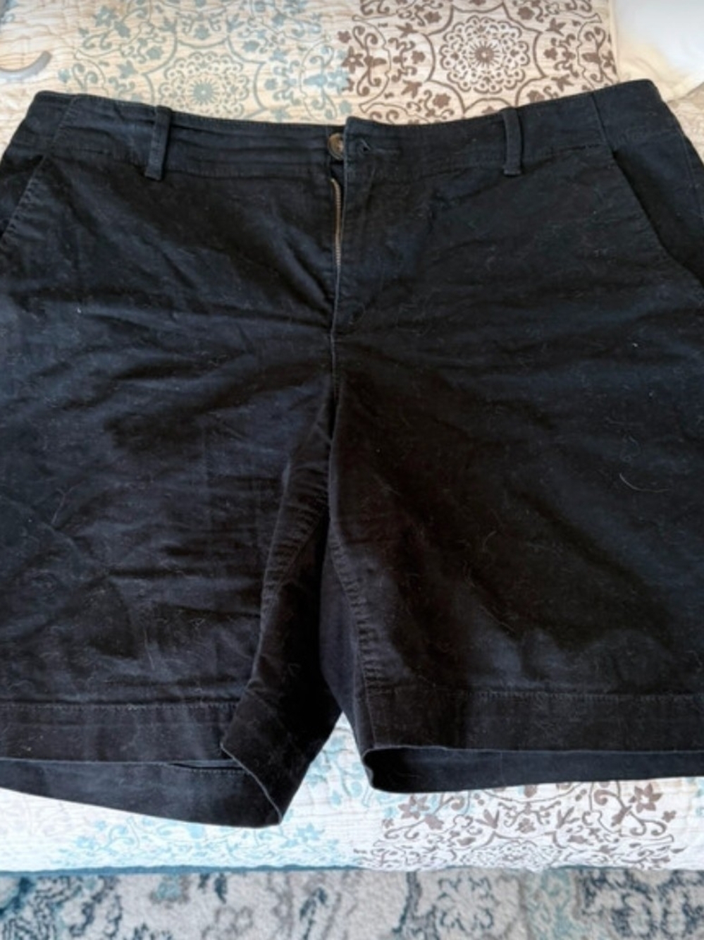 LOFT Black Bermuda Shorts